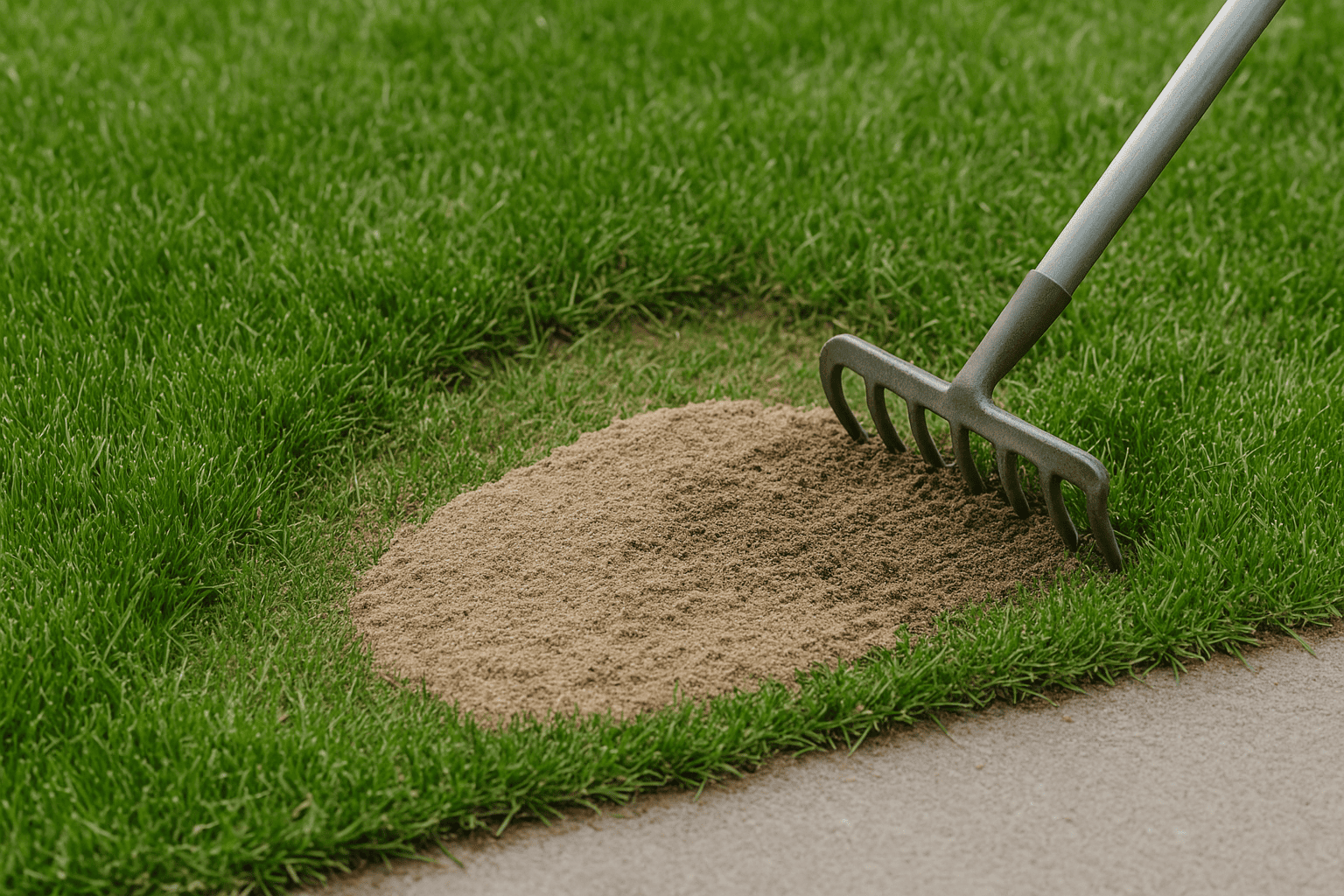 Fixing Low Spots on Your Lawn