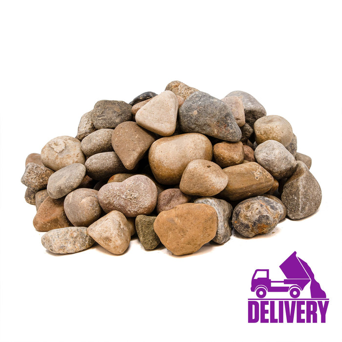 Bulk 40MM Washed Round Gravel Loose Delivery