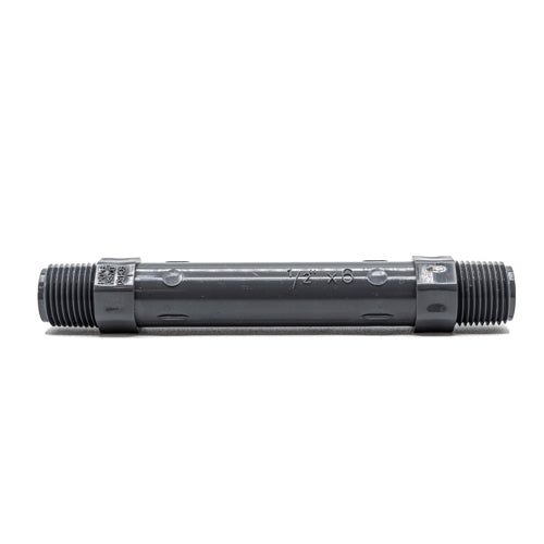1/2" to 3/4" x Close Grey PVC Pipe Nipple reducer