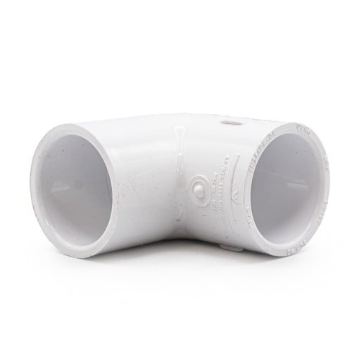 1" White PVC 90 Degrees Elbow Slip