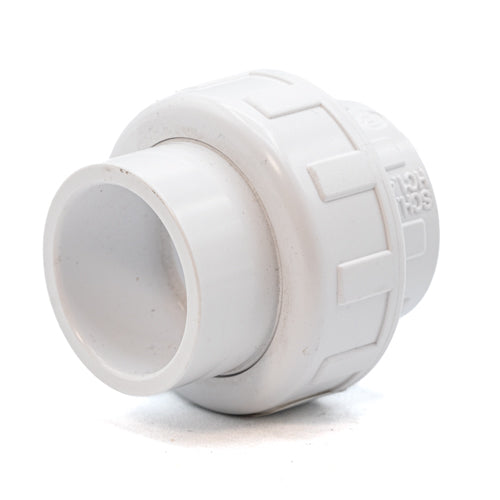 3/4" White PVC Union