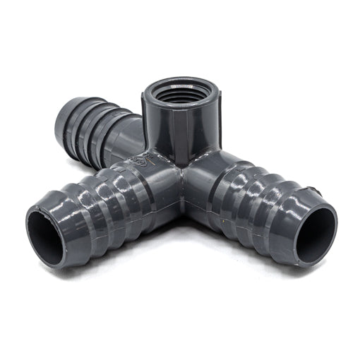 1" x 1" x 1" x 1/2" Side Outlet Tee