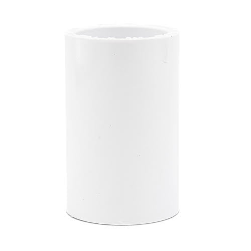 3/4" White PVC Coupling Slip