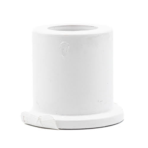 3/4" x 1/2" White PVC Reducer Bushing