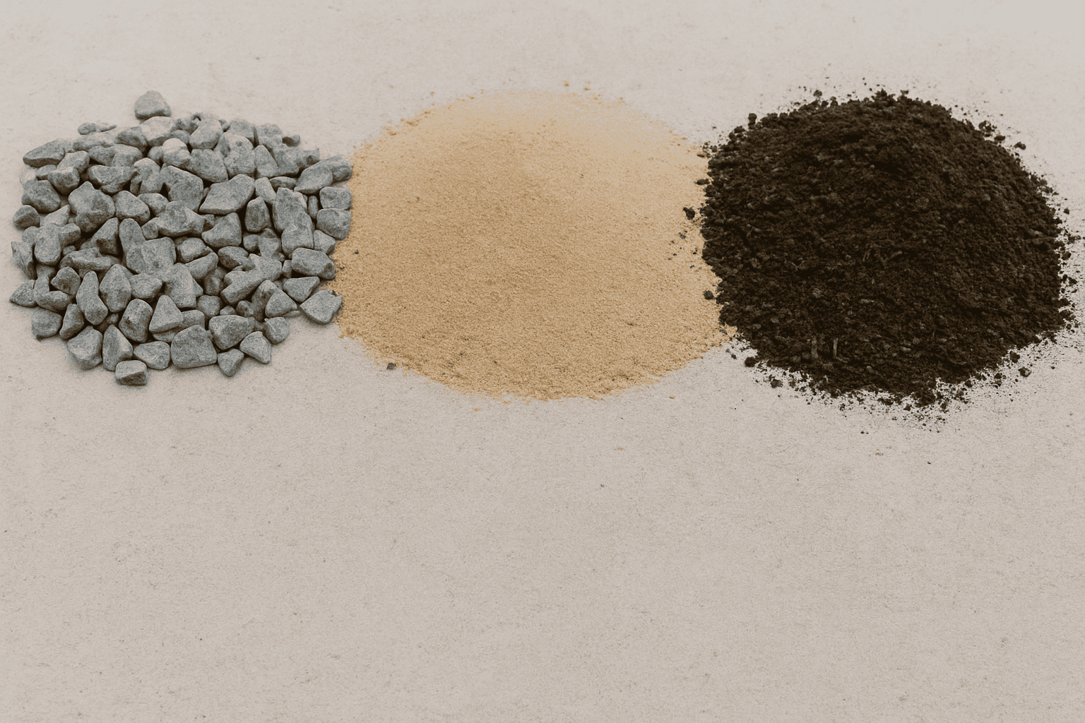 Leftover Gravel, Sand, or Soil