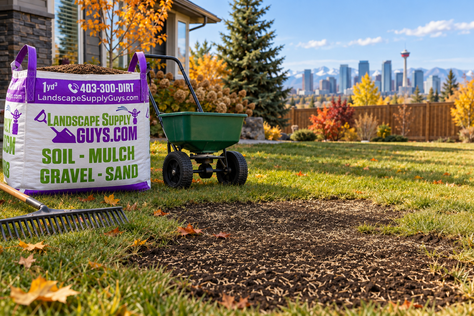 reseeding lawn in fall calgary