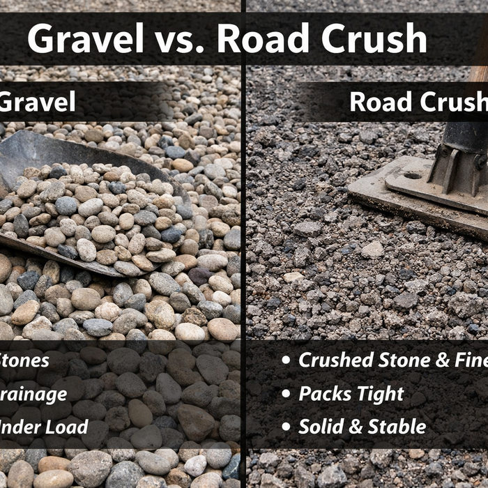 Difference Between Gravel and Road Crush