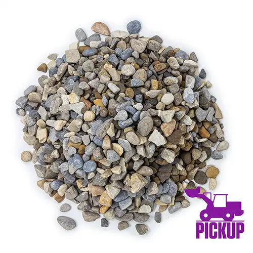 14MM Washed Rock / Pea Gravel Per Yard Front