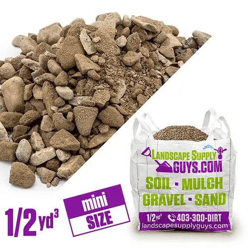 20MM Road Crush Gravel 1/2 Yard Mini Bag