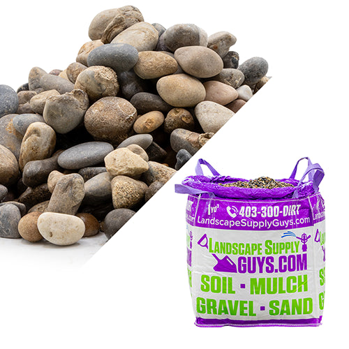 20MM Round Washed Rock 1 Yard Bag