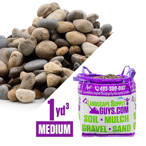 20MM Round Washed Rock 1 Yard Bag
