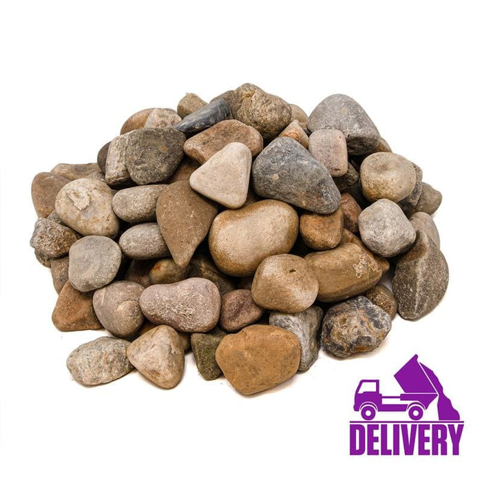 Bulk 40MM Washed Round Gravel Loose Delivery