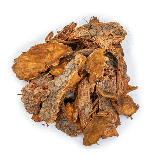 Top View of Large Bark Nuggets Mulch