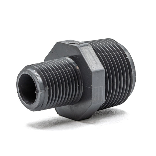 1" to1/2" x Close Grey PVC Pipe Nipple reducer