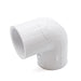 1" White PVC 90 Degrees Elbow Slip