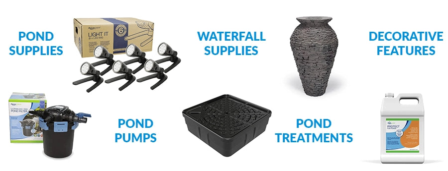 Aquscape Pond and Waterfall Supplies