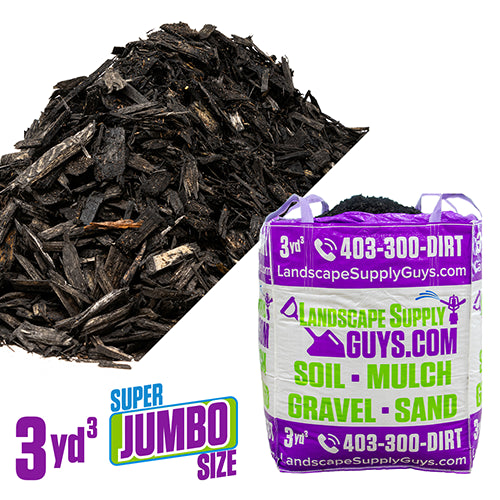 Black Mulch 3 Yards Bag