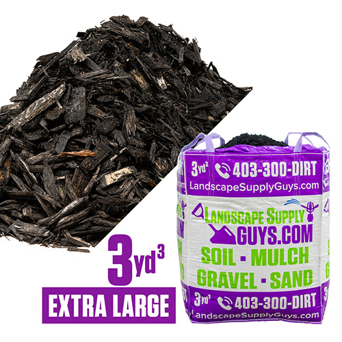 Black Mulch 3 Yards Bag