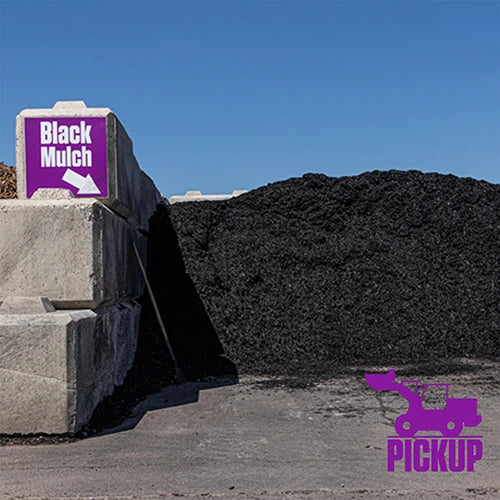 Black Mulch Pickup Bin