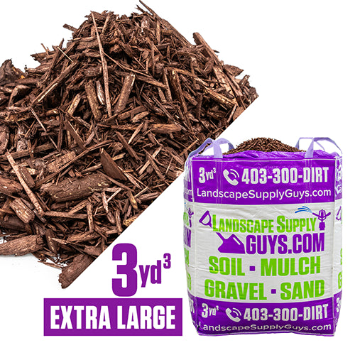 Brown Mulch 3 Yards Bag