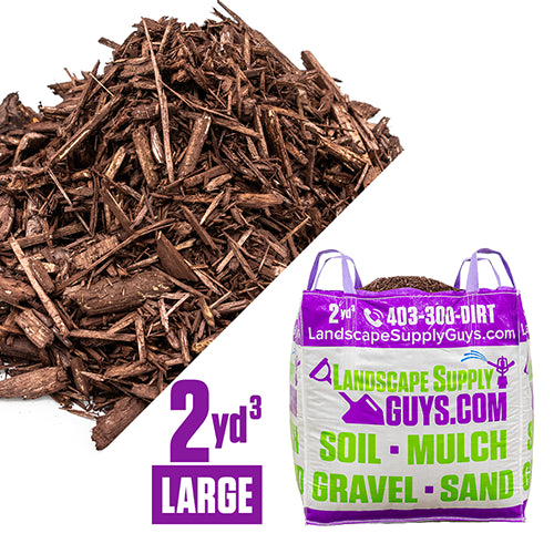 2 Yard Brown Mulch Bag 