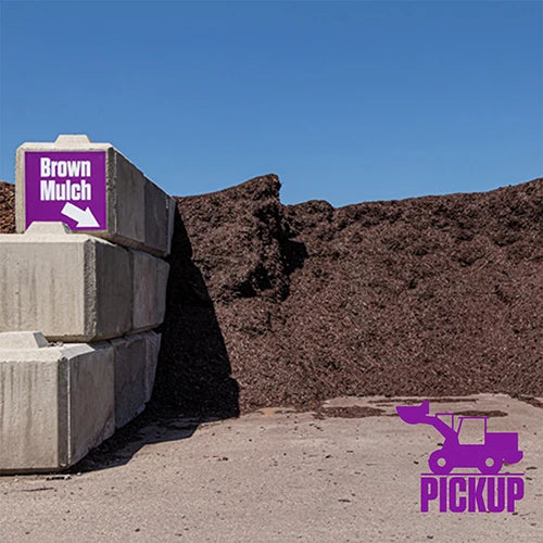 Brown Mulch Bin Pickup