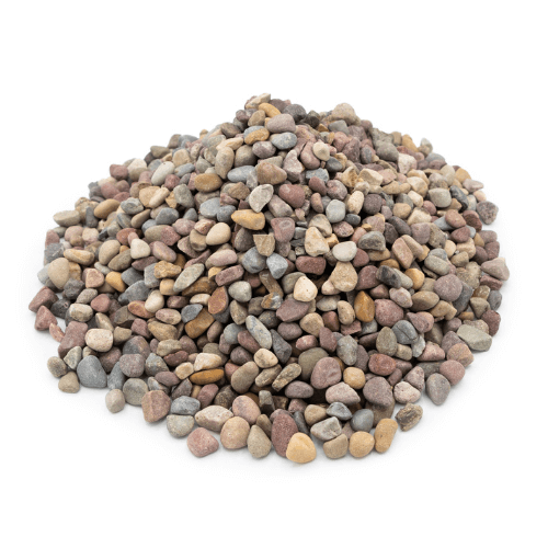 10MM Rainbow Gravel Front