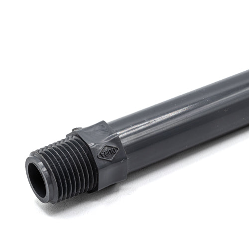 1/2" x 12" Grey PVC Pipe Nipple