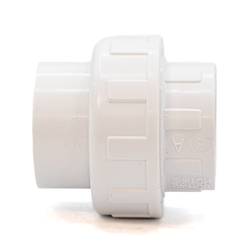 3/4" White PVC Union