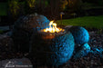 Fire and Water Stacked Slate Sphere