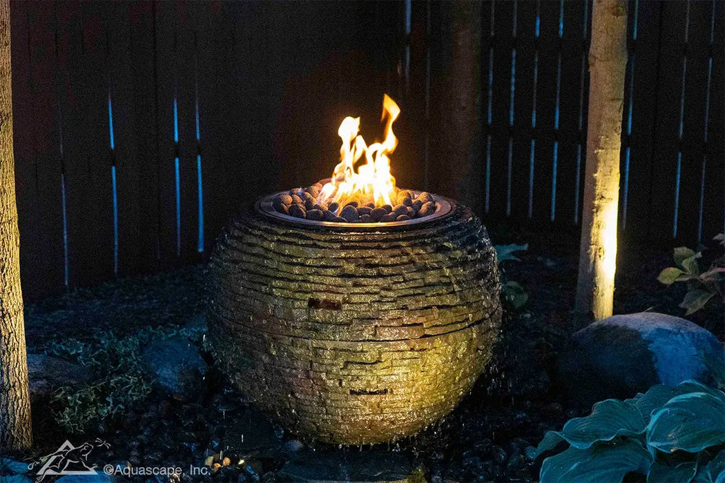 Outoor Fire Pit Sphere Gray