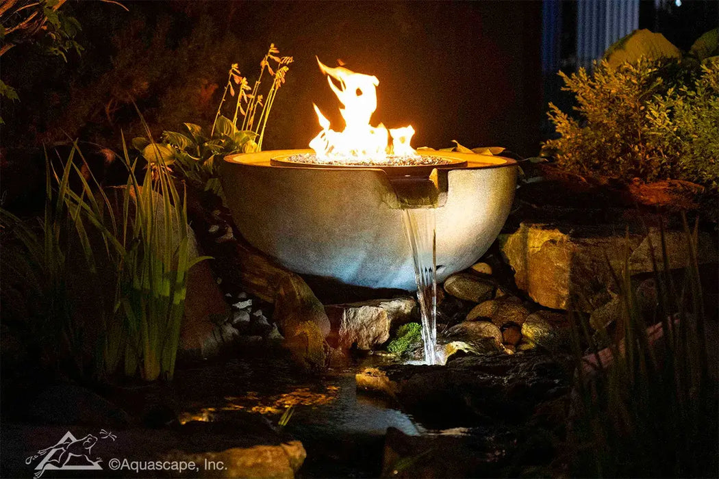 FIre and Water Bowl Night Image 
