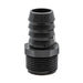 1" Grey Insert PVC Male Adapter Front