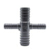1"x1"x1/2x1/2" PVC Reducing Cross Front