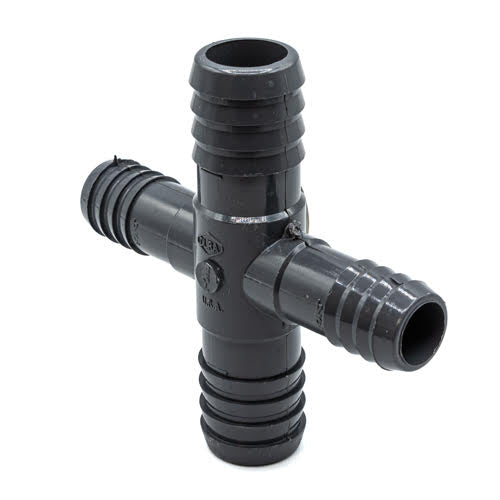 1" x 1" x 3/4" x 3/4" Reducing Cross Insert Top