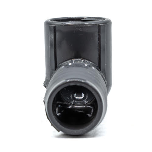 1" x 3/4" Grey PVC Combination 90 Degrees Elbow Front