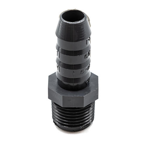 1/2" Grey Insert PVC Male Adapter Top