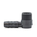 1/2" x 3/4" Grey PVC Combination 90 Degrees Elbow Side
