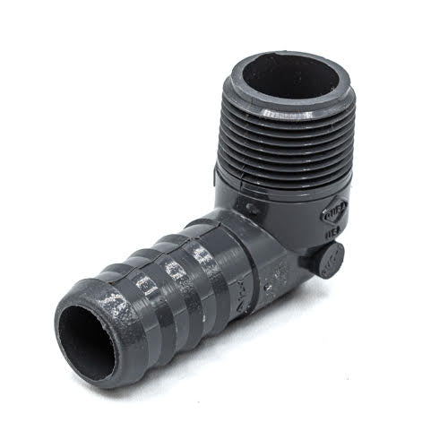 3/4" Grey PVC Combination 90 Degrees Elbow Top