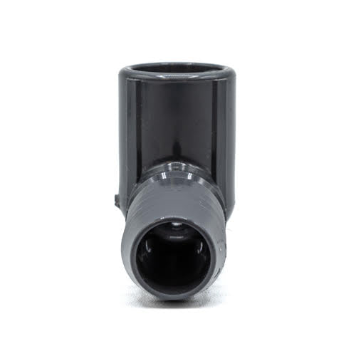 3/4" x 1/2" Grey PVC Combination 90 Degrees Elbow Front