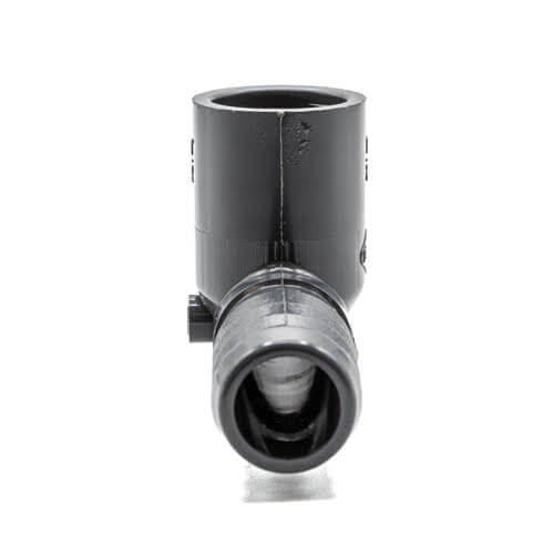 3/4" x 1/2" x 1/2" PVC Combination Reducer Side