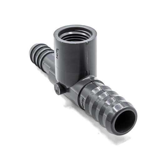 3/4" x 1/2" x 1/2" PVC Combination Reducer Top