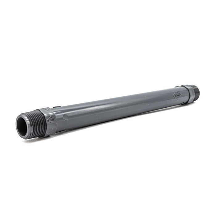 3/4" x 12" Grey PVC Pipe Nipple Side