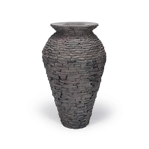 Medium Stacked Slate Urn