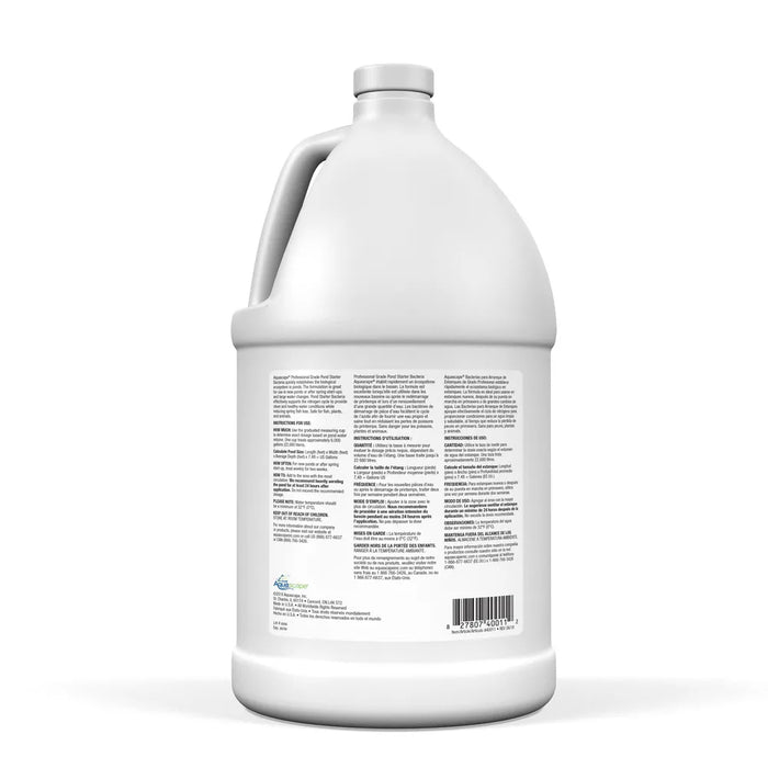 Pond Starter Bacteria Professional Grade Back