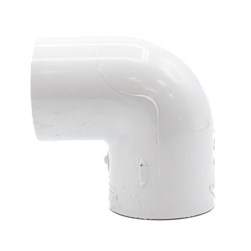 1" White PVC 90 Degrees Elbow Slip