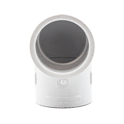 1" White PVC 90 Degrees Elbow Slip