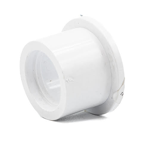 1" x 3/4" White PVC Reducer Bushing