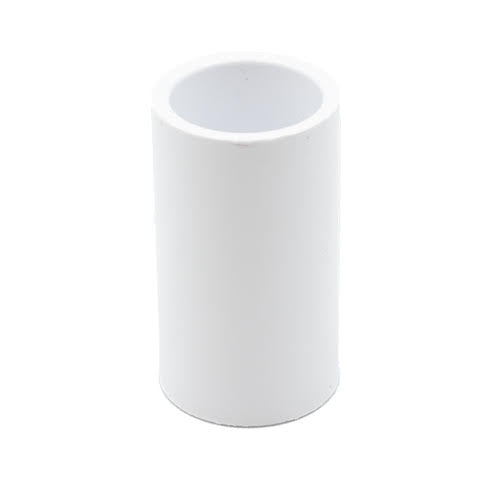 1/2" White PVC Tele Coupling Slip