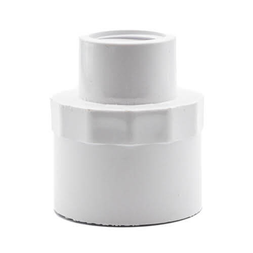 1" x 1/2" PVC Reducing Female Adapter Front